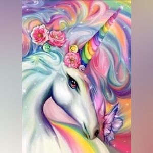 Unicorn DIY 5D Full Round Drill Diamond Painting